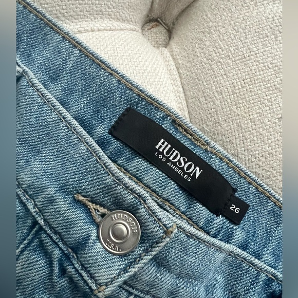 HUDSON Button-Front Denim Pencil Skirt SIZE 26 - Picture 11 of 11